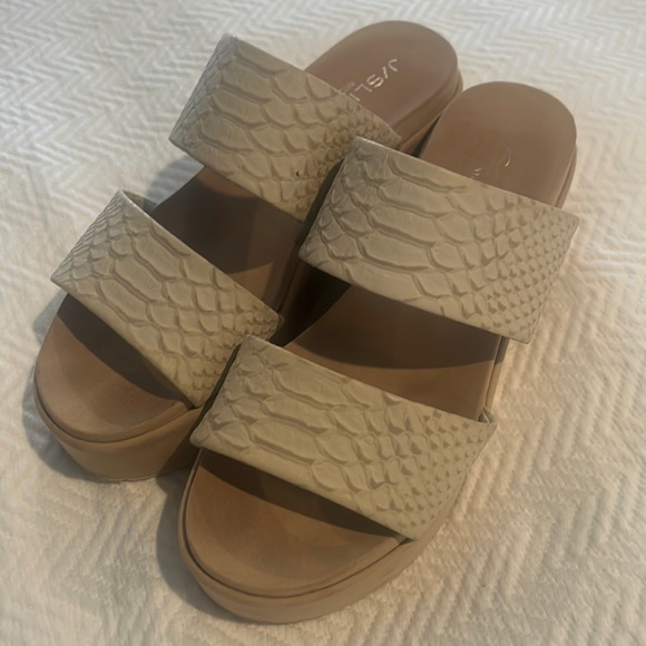 J/slides NYC Platform Sandals size 7 - Picture 2 of 6